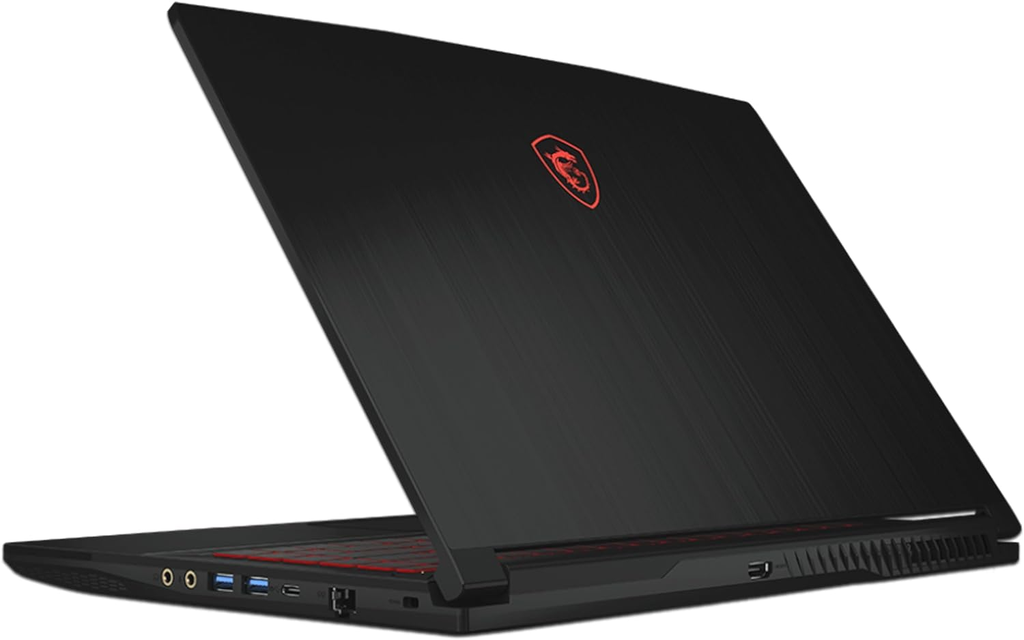 LAPTOP MSI THIN CORE I5 12450H 1TB SSD 8GB DDR4 RTX 2050 15.6" FHD W11H NEGRO GAMING GF63 12UCX-898US 1AÑO DE GARANTIA