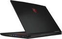 LAPTOP MSI THIN CORE I5 12450H 1TB SSD 8GB DDR4 RTX 2050 15.6" FHD W11H NEGRO GAMING GF63 12UCX-898US 1AÑO DE GARANTIA