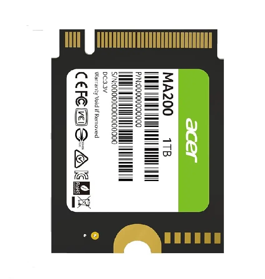 SSD ACER MA200 1TB M.2 2230 5200MB/4700MB MMBs BL.9BWWA.154 11M DE GARANTIA