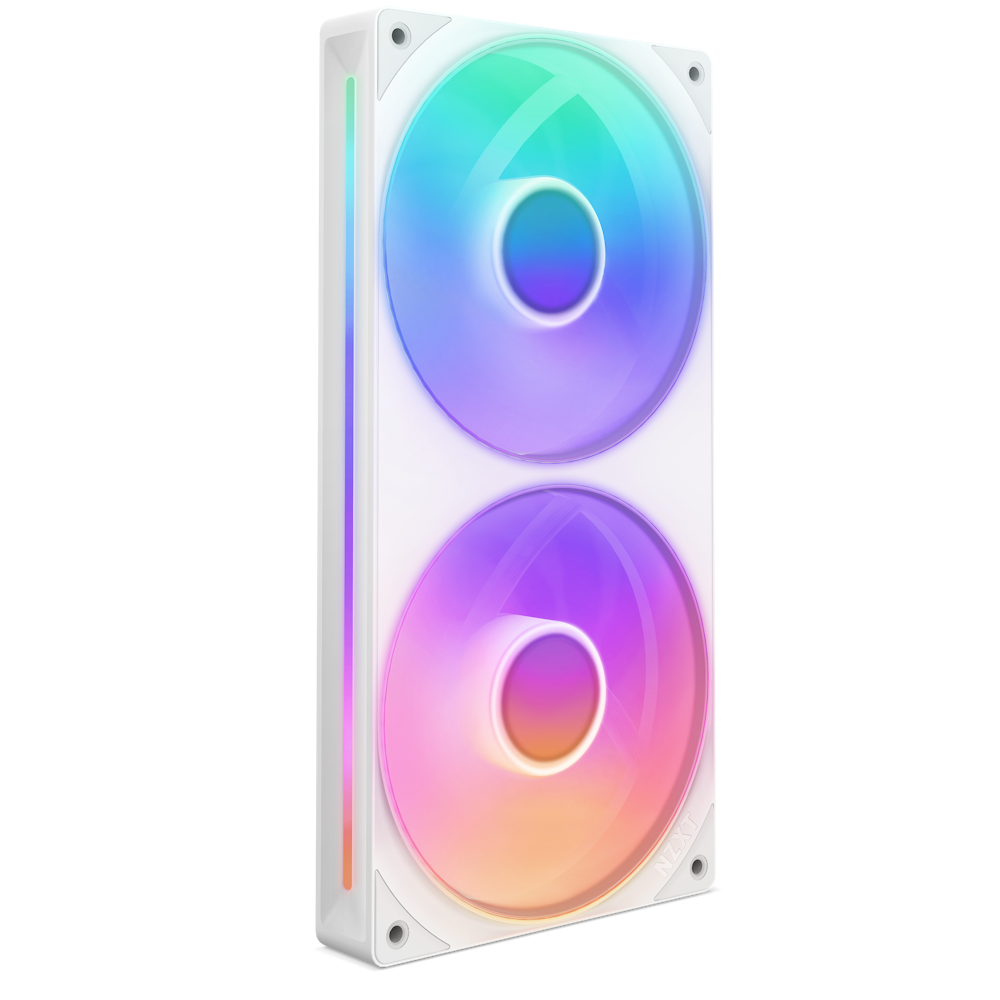 VENTILADOR NZXT F240 RGB CORE WHITE 240MM UN SOLO MARCO RF-U24HF-W1 11M DE GARANTIA