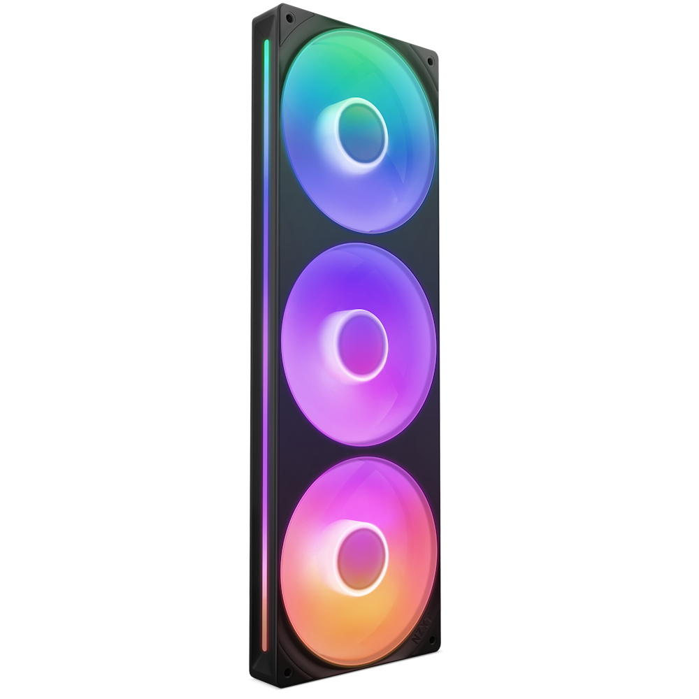 VENTILADOR NZXT F360 RGB CORE BLACK 360MM UN SOLO MARCO RF-U36HF-B1 11M DE GARANTIA