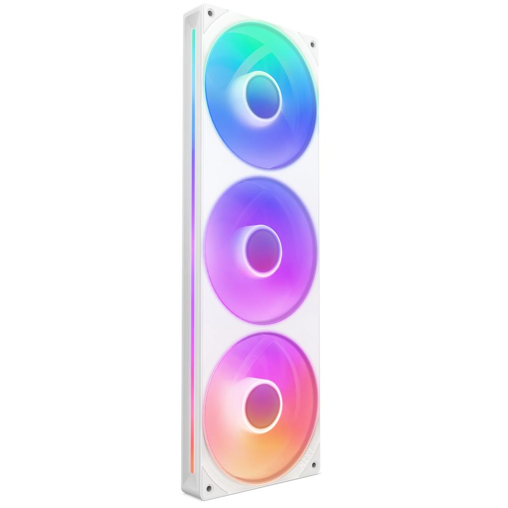 VENTILADOR NZXT F360 RGB CORE WHITE 360MM UN SOLO MARCO RF-U36HF-W1 11M DE GARANTIA