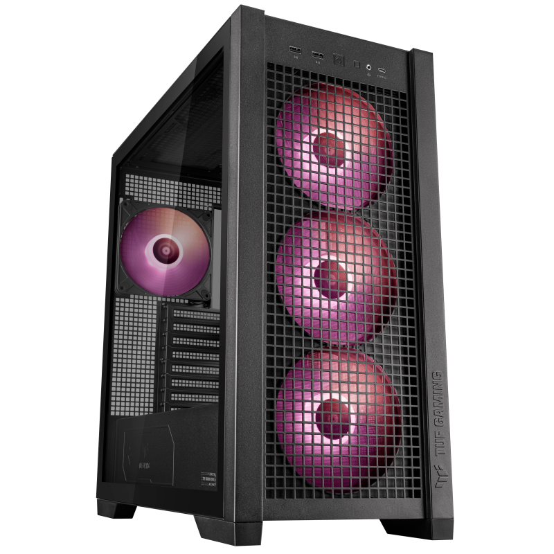 GABINETE ASUS TUF GAMING GT302  ARGB ATX NEGRO 90DC0010-B18000  SIN GARANTIA