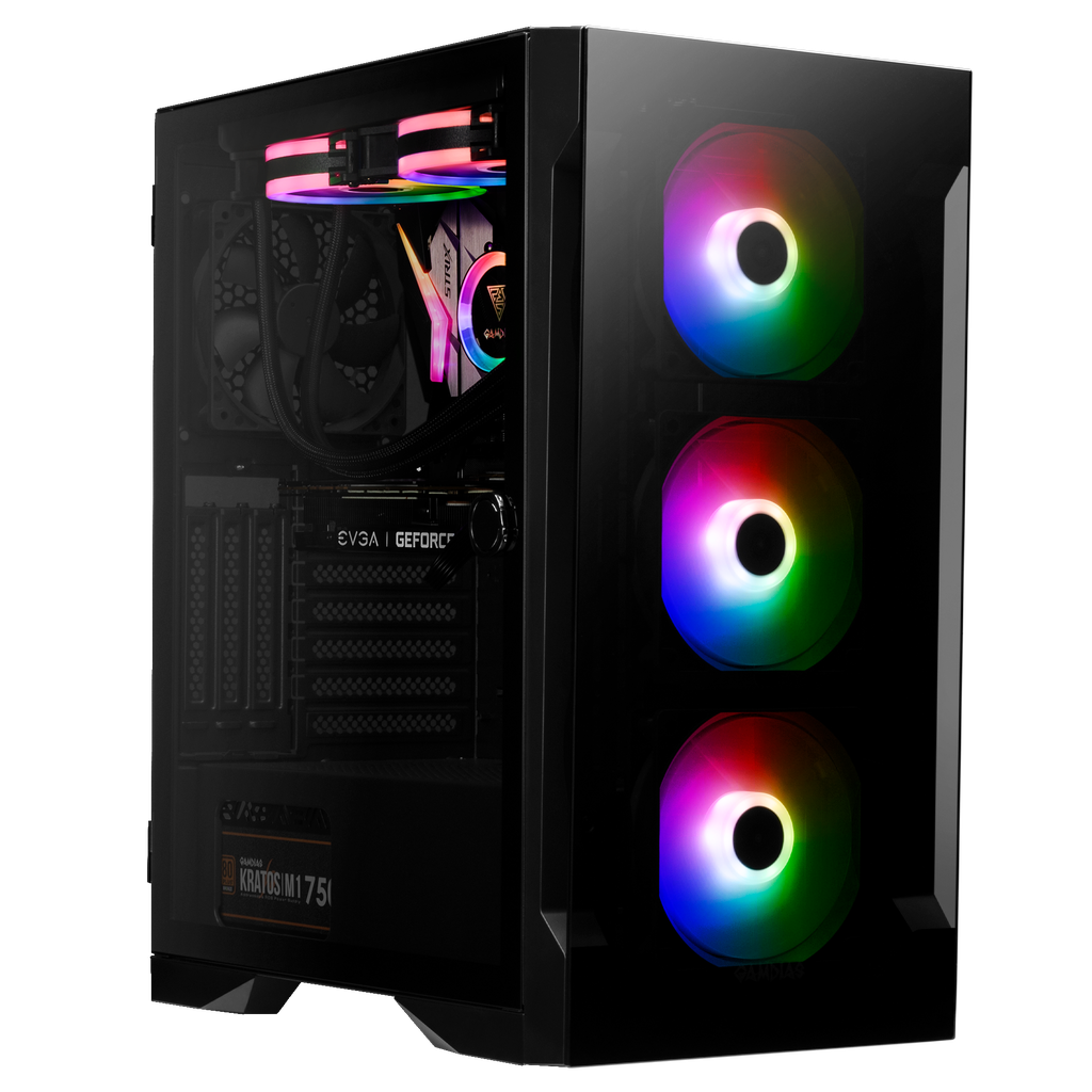 GABINETE GAMDIAS TALOS E2 ELITE NEGRO ATX ARGB S/FUENTE CRISTAL GD-TALOS E2 Elite 11M DE GARANTIA