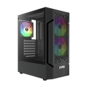 GABINETE GAMDIAS AURA GC7 NEGRO ATX RGB S/FUENTE CRISTAL GD-AURA GC7 11M DE GARANTIA