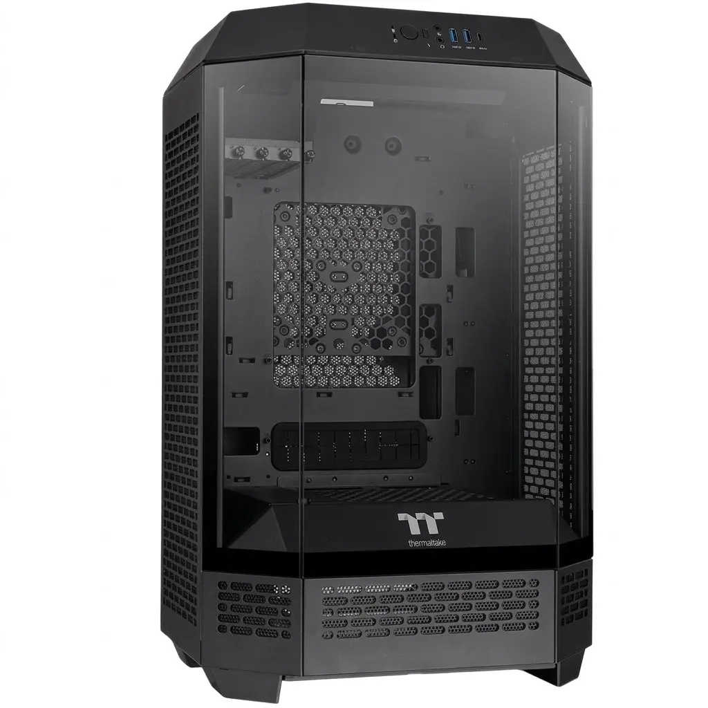 GABINETE THERMALTAKE THE TOWER 300 BLACK MICRO ATX CRISTAL MICROTOWER NEGRO CA-1Y4-00S1WN-00 12M DE GARANTIA
