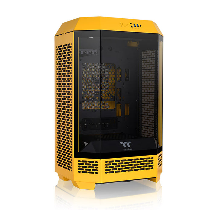 GABINETE THERMALTAKE THE TOWER 300 M-ATX CRISTAL MICROTOWER AMARILLO CA-1Y4-00S4WN-00 11M DE GARANTIA