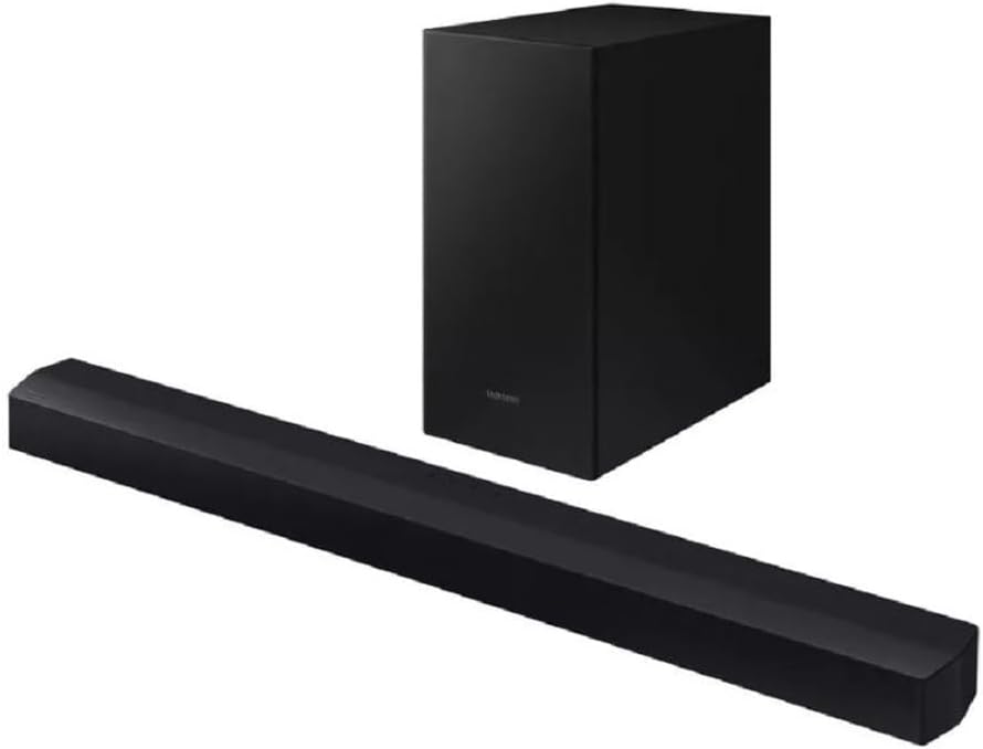 BARRA DE SONIDO + SUBWOOFER INALAMBRICO SAMSUNG HW-C43M/ZA NEGRO CANALES 2.1 BLUETOOTH HDMI ENERGIA 210W 11M DE GARANTIA