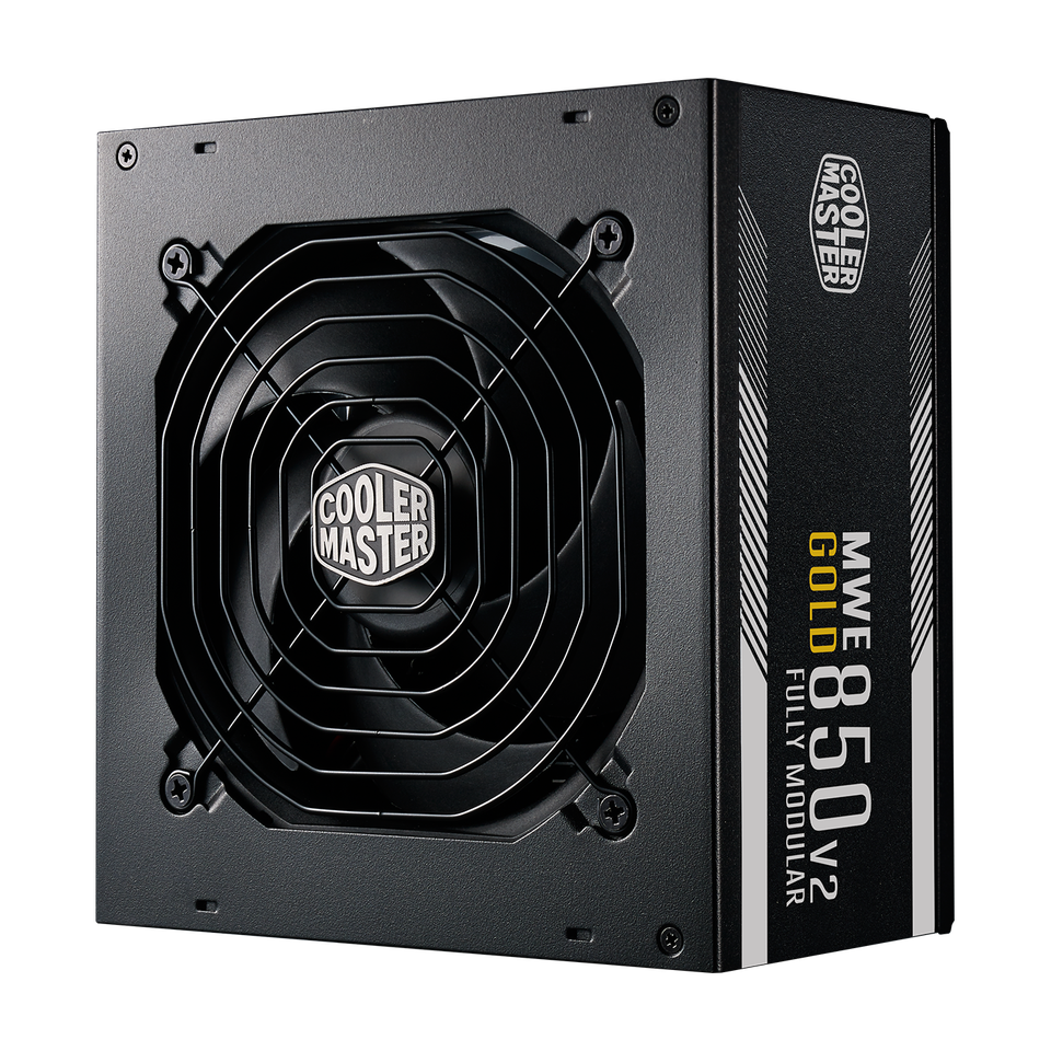 FUENTE COOLER MASTER 850W MWE V2 80PLUS GOLD MODULAR MPE-8501-AFAAG-3U2 11M DE GARANTIA