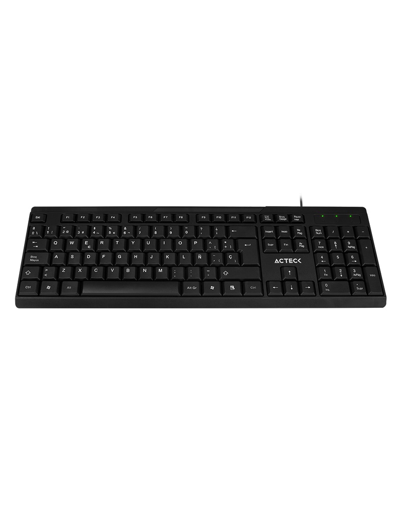 TECLADO ACTECK INSPIRE TA120 USB AC-928946 03M DE GARANTIA