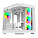 GABINETE BALAM RUSH TANK 9600TB MAX BLANCO ATX RGB 4VENT USB3.0 C/TEMPLADO S/FUENTE BR-938686 03M DE GARANTIA