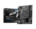 MB MSI PRO B760M-E INTEL 14VA DDR4 DDR4 64GB M-ATX HMDI PRO B760M-E DDR4 12M DE GARANTIA