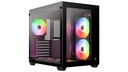 GABINETE AEROCOOL DRYFT V2 NEGRO RGB ATX S/FUENTE CRISTAL DRYFT-G-BK-V2 11M DE GARANTIA
