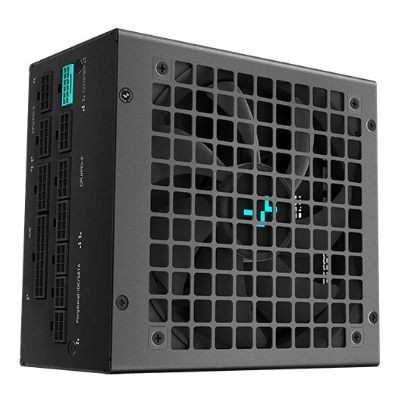 FUENTE DEEPCOOL PX1000G 1000W NEGRO 80PLUS GOLD FULL MODULAR PCIEX5.0 R-PXA00G-FC0B-VN 12M DE GARANTIA