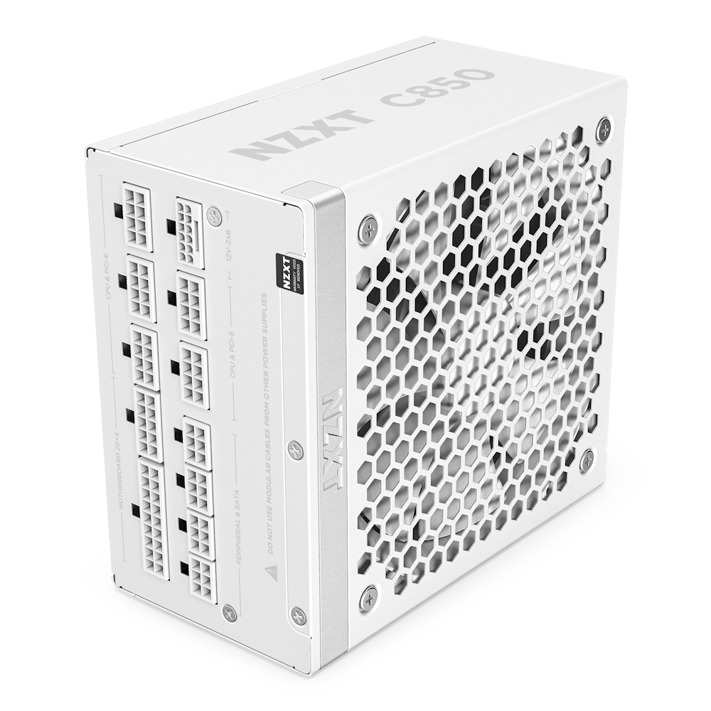 FUENTE NZXT C850 850W BLANCO ATX GOLD FULL MODULAR PCIEX5.0 PA-8G2BW-US 12M DE GARANTIA
