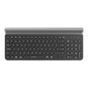 TECLADO ACTECK WIFI INSPIRE COMP TI695 NEGRO BLUETOOTH MULTIDISPOSITIVO AC-934206 3M DE GARANTIA