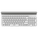 TECLADO ACTECK WIFI INSPIRE COMP TI695 BLANCO BLUETOOTH MULTIDISPOSITIVO AC-934213 3M DE GARANTIA