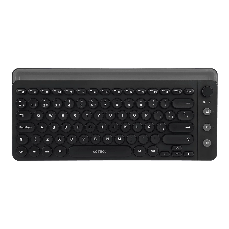 TECLADO ACTECK WIFI UNY COMP TI685 NEGRO BLUETOOTH AC-934183 3M DE GARANTIA