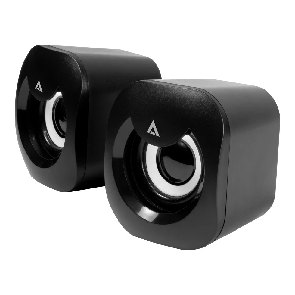 BOCINA ACTECK ESENCE BASIC AS215 NEGRO 2.0CH 3.5MM  ADVANCED SERIES AC-935272 03M DE GARANTIA
