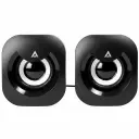 BOCINA ACTECK ESENCE BASIC AS215 NEGRO 2.0CH 3.5MM  ADVANCED SERIES AC-935272 03M DE GARANTIA