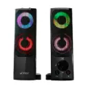 BOCINA ACTECK ELANT BRICK AS450 NEGRO LED 2.0CH 3.5MM ADVANCED SERIES AC-935258 6M DE GARANTIA