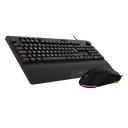 KIT 2 EN 1 USB BALAM RUSH SQUAD MASTER PRO KTM777 NEGRO TEC MOU RGB BR-936903 06M DE GARANTIA