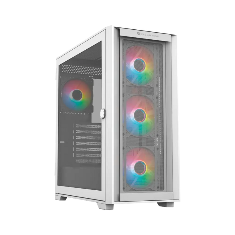 GABINETE BALAM RUSH TWIN MATE 9000 BLANCO E-ATX ARGB C/TEMPLADO S/FUENTE BR-938761 03M DE GARANTIA