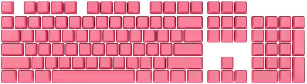 KIT DE TECLAS PBT DOUBLE-SHOT PRO CORSAIR ROSA CH-9911070-NA SIN GARANTIA