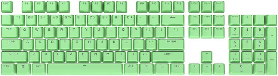 KIT DE TECLAS PBT DOUBLE-SHOT PRO CORSAIR VERDE CH-9911080-NA SIN GARANTIA