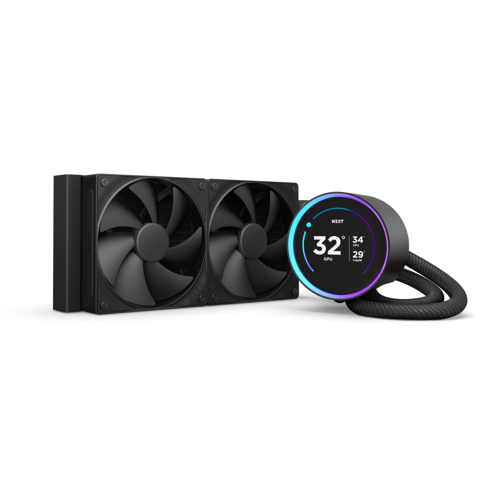 ENFRIAMIENTO NZXT KRAKEN 240 ELITE V2 120MM NEGO LGA1851/AM5 RL-KN24E-B2 11M DE GARANTIA