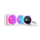 ENFRIAMIENTO NZXT KRAKEN 240 ELITE RGB V2 120MM BLANCO LGA1851/AM5 RL-KR24E-W2 11M DE GARANTIA