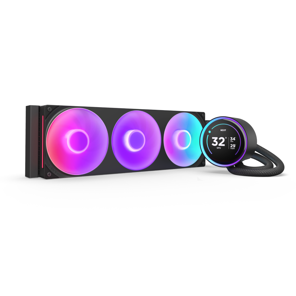 ENFRIAMIENTO NZXT KRAKEN 360 ELITE RGB V2 120MM NEGRO LGA1851/AM5 RL-KR36E-B2 11M DE GARANTIA