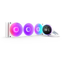 ENFRIAMIENTO NZXT KRAKEN 360 ELITE RGB V2 120MM BLANCO LGA1851/AM5 RL-KR36E-W2 11M DE GARANTIA