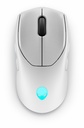 MOUSE ALIENWARE GAMING AW720M OPTICO BLANCO ALAMBRICO/INALAMBRICO BLUETOOTH USB-C 26000DPI 570-ABNC 11M DE GARANTIA