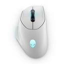 MOUSE ALIENWARE GAMING AW620M OPTICO BLANCO INALAMBRICO USB 26000DPI 570-BBBV 11M DE GARANTIA