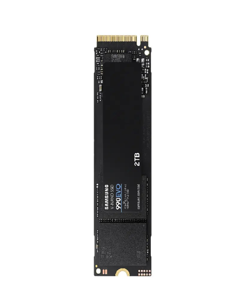 SSD SAMSUNG 990 EVO 2TB NEGRO M.2 PCIE 4.0 2280 NVME MZ-V9E2T0B/AM 11M DE GARANTIA