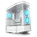 GABINETE COUGAR FV270 RGB BLANCO E-ATX S/FUENTE CRISTAL 3858M60.0006 1AÑO DE GARANTIA