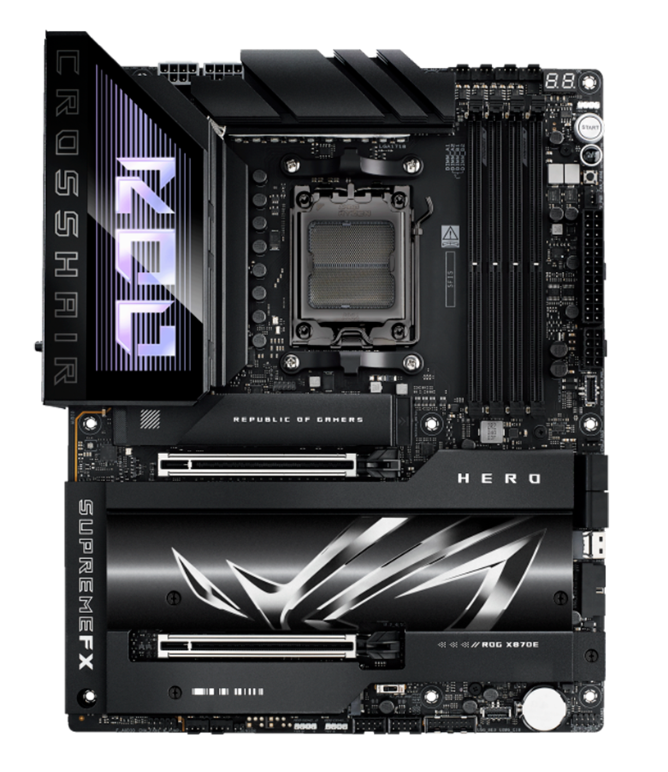 MOTHER AMD X870-E HERO ASUS ROG CROSSHAIR AM5 4xDDR5 256GB ATX 90MB1IE0-M0AAY0 1AÑO DE GARANTIA