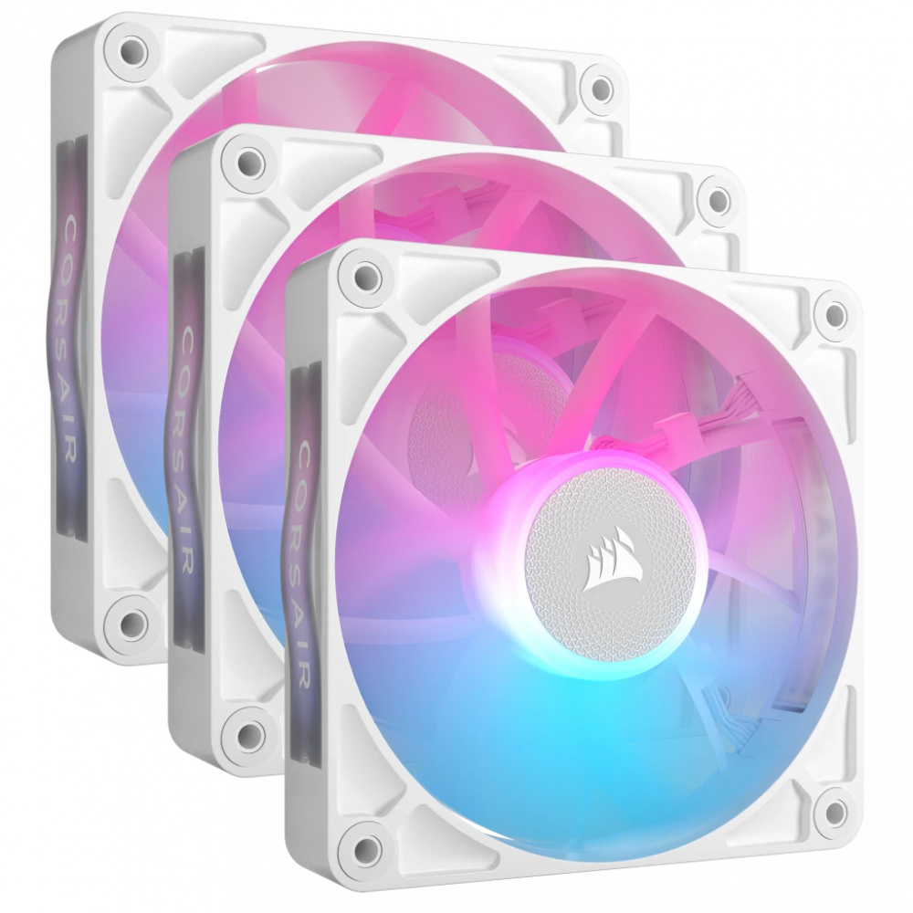 VENTILADOR CORSAIR ICUE LINK RX120 KIT 3X1 RGB 120MM BLANCO CO-9051022-WW 11M DE GARANTIA