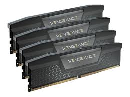 RAM CORSAIR DDR5 VENGEANCE 4X32 128GB 5600 NEGRO CMK128GX5M4B5600C40 1AÑO DE GARANTIA