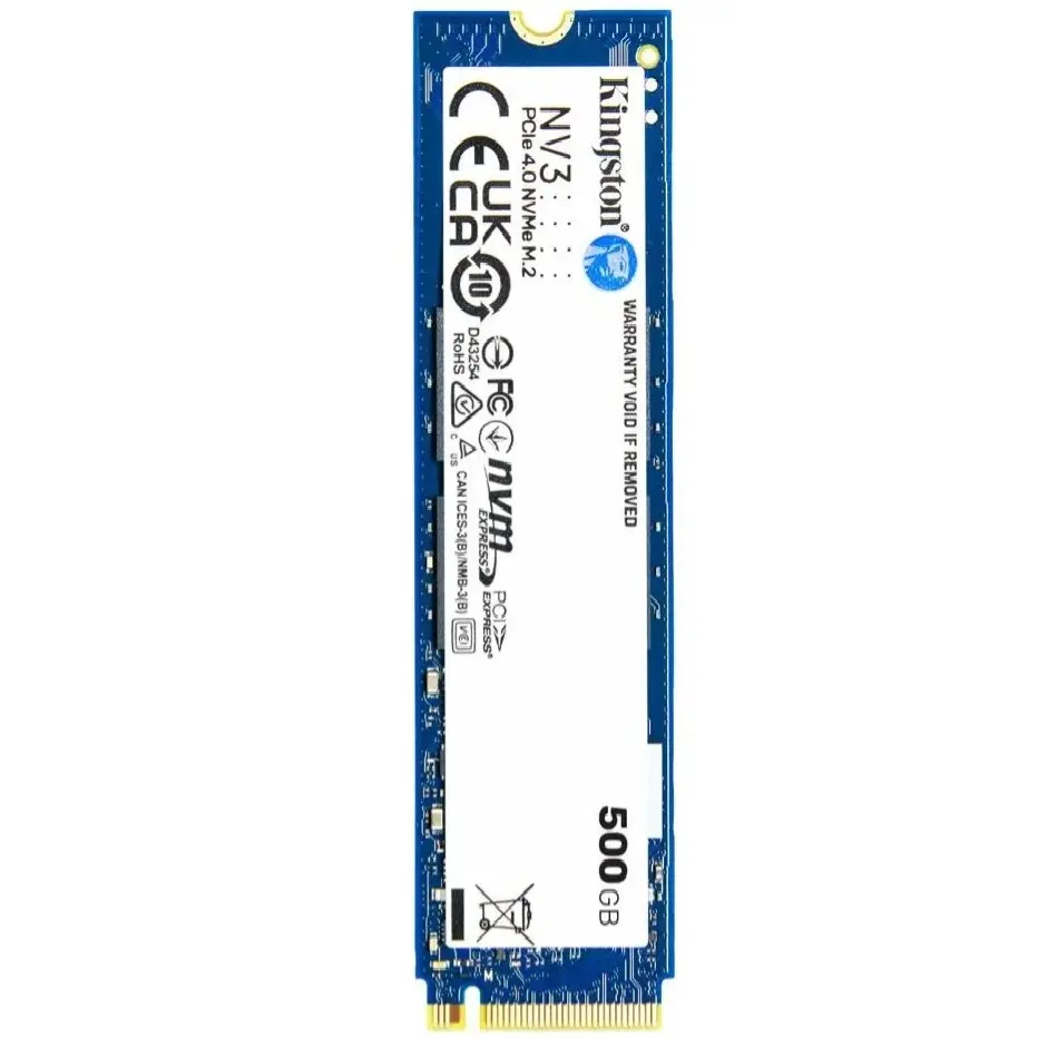 SSD KINGSTON NV3 500GB M.2 2280 NVME SNV3S/500G 12M DE GARANTIA