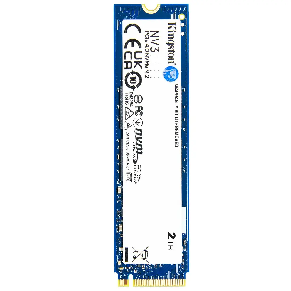 SSD KINGSTON NV3 2TB M.2 2280 NVME SNV3S/2000G 12M DE GARANTIA