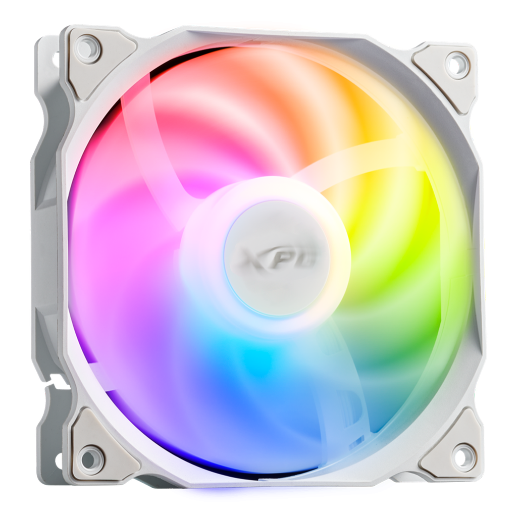 VENTILADOR ADATA XPG VENTO 120 PWM ARGB BLANCO VENTO120ARGBPWM-WHCWW 3M DE GARANTIA