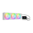 ENFRIAMIENTO GAMDIAS CHIONE E4 360 BLANCO ARGB LGA1700/AM5 DIGITAL CHIONE E4-360 WH 11M DE GARANTIA