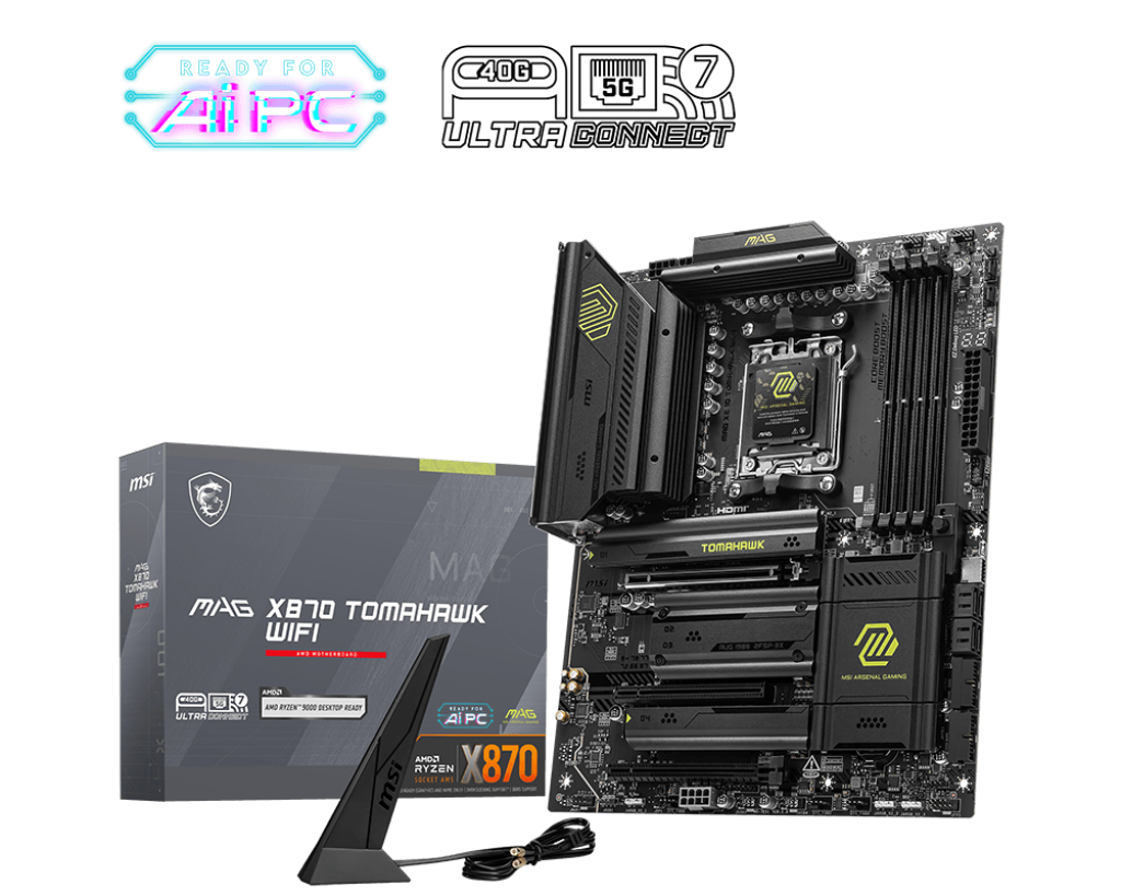 MB MSI X870 TOMAHAWK WIFI AM5 DDR5 256GB ATX HDMI DP USB-C WIFI-7 MAG X870 TOMAHAWK WIFI 12M DE GARANTIA