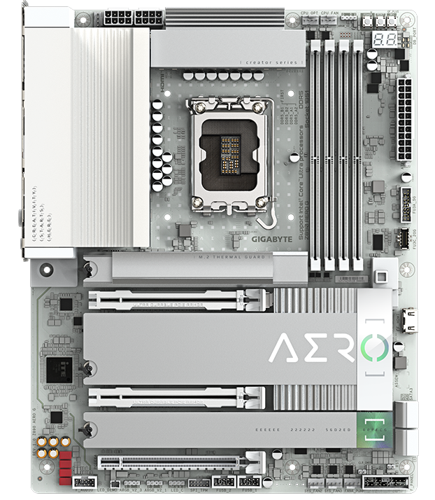 MB GIGABYTE Z890 AERO G INTEL DDR5 256GB ATX Z890 AERO G 11M DE GARANTIA