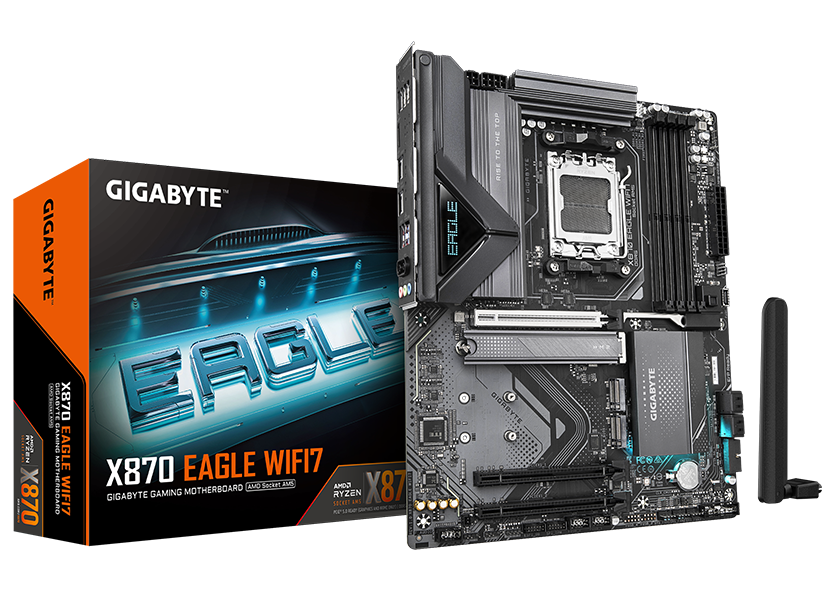 MB GIGABYTE X870 EAGLE WIFI7 AM5 DDR5 256GB ATX X870 EAGLE WIFI7 11M DE GARANTIA