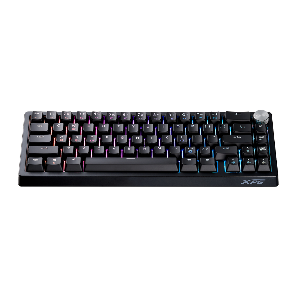 TECLADO ADATA XPG SORCERER MINI  65% SWITCH ROJO USB TIPO-C RGB SORCERER MINIRD-BKCES 06M DE GARANTIA