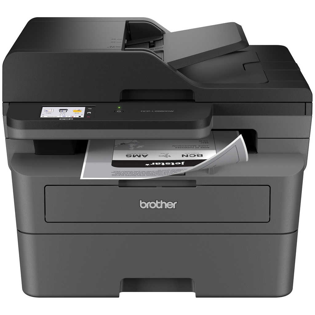 MULTIFUNCIONAL BROTHER LASER DCPL2660DW MONOCROMATICA WIFI ETH USB 36PMM AIRPRINT/MOPRIA DCP-L2660DW DUPLEX GARANTIA CON FABRICANTE