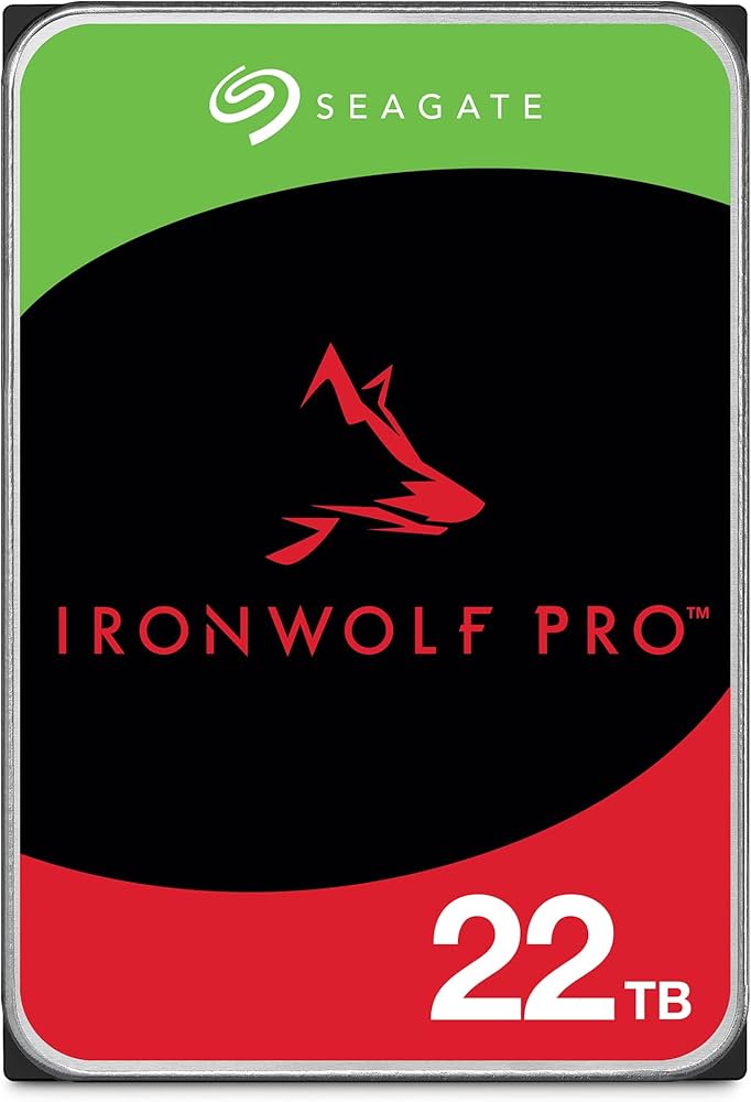 DD SEAGATE NUEVO 22TB 3.5" IRONWOLF PRO ST22000NT001 11M DE GARANTIA